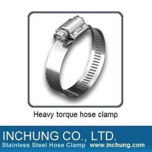 Heavy torque hose clamp / automotive hose clamp / marine hose clamp